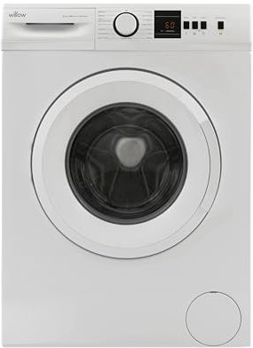 Willow W6120W 6kg Washing Machine 1200 Spin, Front Loading, 15 Washing Programmes, ECO, Allergy Safe, LED Display - White