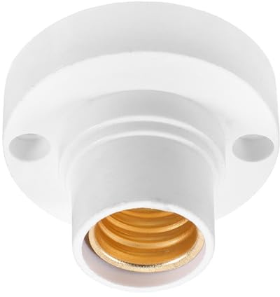 AUTSUPPL Support De Fixation De Plafonnier Douille E14 À Vis En Pc Petit Socle De Lampe Vintage Pour Lampe Suspendue Cuisine Bureau Restaurant