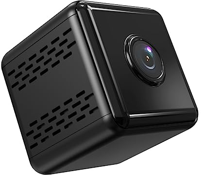 NUOBESTY Telecamera Wifi HD Visione Notturna Infrarossi con Notifiche Allarme e Hotspot Integrato per Monitoraggio Casa e Esterno