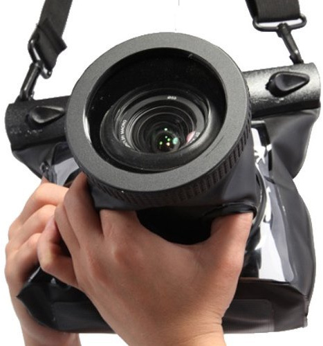 Borsa Borsetta Custodia Case Cover Protettivo Impermeabile Subacquea 20m Compatta per Fotocamera Reflex Camera SLR DSLR Canon Nikon Sony Pentax Panasonic