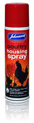 Johnsons Poultry Housing Spray 250ml 350g - Bulk Deal of 6x