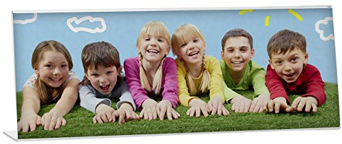 Neil Enterprises Inc. Acrylic Panoramic Frame Bent Easel Picture Frame - Pack of 12