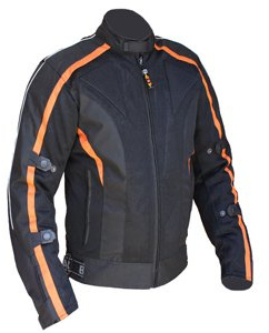 Bikers Gear Motorradjacke für den Sommer, Cordura/Chicane-Mesh, wasserdicht, CE-verstärkt