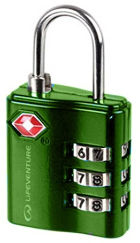 Lifeventure TSA Approved Luggage Padlock 3 Digit Heavy Duty Zinc Alloy Security Padlock, Combination Padlock, Code Lock For Suitcase Luggage Gym Locker