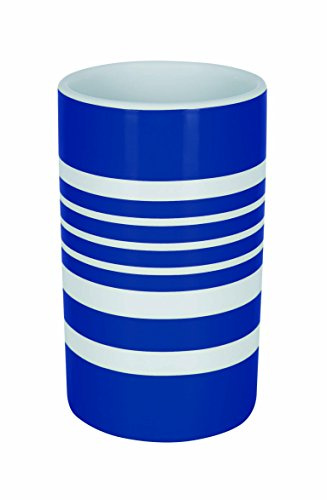 Spirella Tube Streifen Tumbler, Blau