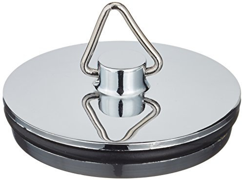 Merriway BH03910 38mm 1/1/2 inch Chrome Plated Metal Basin Sink Plug Stopper , Pack of 1