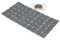 Adsamm® / 50 x Selbstklebende Filzgleiter/Grau / 20x20 mm/Quadratisch/Möbelgleiter aus Filz mit 3.5 mm Stärke/Möbel- und Bodengleiter
