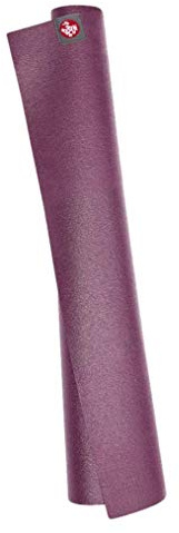 Manduka EKO Superlite Yoga Travel Mat – 1.5mm Thick Travel Mat for Portability, Eco Friendly and Made from Natural Tree Rubber. Superior Catch Grip for Traction, Support and Stability (Acai)