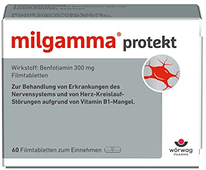 milgamma® protekt Benfotiamin (Vitamin B1) Tabletten 300 mg, 60 Stk.