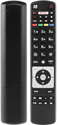 Leyf Telefunken ersättningsfjärrkontroll, kompatibel med telefoner RC5118, Netflix YouTube kontroller