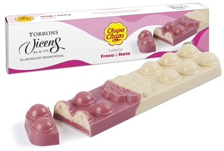 T. DE CHUPA CHUPS DE FRESA Y NATA 300GR ESTUCHE