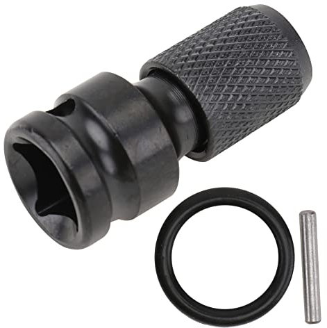 Hemobllo 2 Sets Drill Chuck Conversion Kit Wrench Converter and Adapter, Retractable Spring Sleeve and Leather Ring Pin for Impact Wrench Accessories