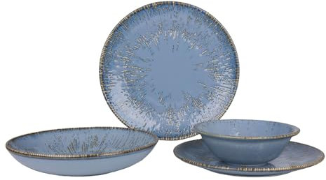 Bonna Juegos de vajilla - Sky Snell - 24 piezas - 6 Personas - Porcelana