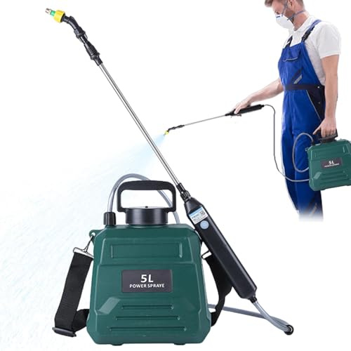 Moreeulsi Spruzzatore da giardino elettrico, spruzzatore da giardino alimentato a batteria - Spruzzatore per piante con impugnatura ricaricabile USB e 3 ugelli nebulizzatori | Spruzzatore portatile da