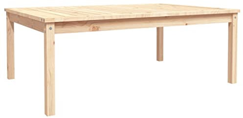 HETFTJN Angeltisch Stehtisch Outdoor Picknicktisch Terrassentisch - Gartentisch 121x82,5x45 cm Massivholz Kiefer für Speisesaal Outdoor Innenhof Aufenthaltsraum