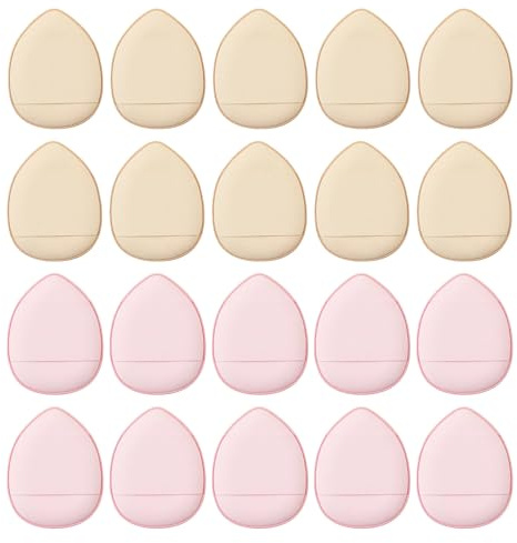 20 Morceaux De Mini-Bouffée, Bouffée À L'Éponge Douce, Outils De Maquillage, Accessoires De Beauté, Bouffée Portable