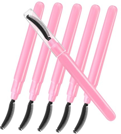OSOLADY 6stücke Silikon Wimpernbürste Augenpinsel Kosmetikpinsel Tragbar Reise Make-up Pinsel Für Wimpern Und Augenbrauenpinsel Anwendung