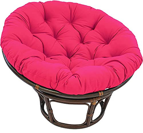 Round Thick Rose Chair Hanging Cushion 150 x 150 cm Ideal for Rattan Furniture & Garden Chairs Ultimate Comfort & Style Soft Upholstered Seat Pad