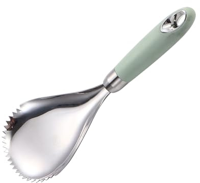 Cuillère à Glace | Spatule à Glace en Acier Inoxydable,Design Polyvalent avec Manche Confortable - pour Préparation Sundaes Cocktails Pâtisserie