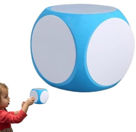 Leere Würfel schreiben auf - 10 cm löschbarer Schaumwürfel | Geschichte für Kinder | Aktivitätswürfel, Kinderspielspielzeug, Lernwerkzeuge im Klassenzimmer, DIY -Handwerk, Teamwork -Requisiten