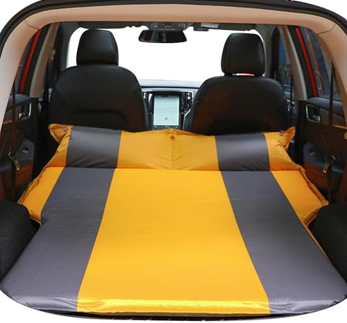 Colchón inflable para coche,Cama de aire impermeable para maletero SUV | Cama portátil con cojín para acampar, almohadilla para cama para dormir en el maletero del automóvil, colchón de aire para vehí