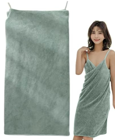 Ylnailky Tragbares Spahandtuch | Weiches Korallenvlies Saunatuch 140X75cm | Duschrock Übergröße Für Damen | Hautfreundliches Badetuch | Saugfähiger Sling-Handtuch-Badewickel Für Frauen