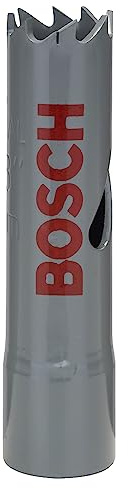 Bosch Accessories Bosch Professional 1x Lochsäge HSS Bimetall für Standardadapter (für Metall, Aluminium, rostfreiem Edelstahl, Kunststoffen und Holz, Ø 16 mm, Zubehör Bohrmaschine)