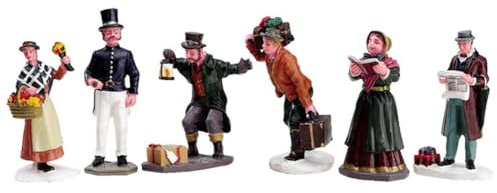 Lemax Christmas Village Townsfolk 92355 - Juego de 6 Figuras
