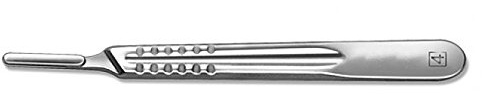 Aesculap Skalpellhalter 4, für Skalpellklingenhalter Nr.4, Halter Nr.4, Edelstahl