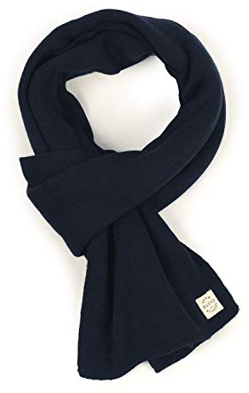 Blend BHScar Herren Schal Winterschal Feinstrick Unisex Onesize, Größe:ONE SIZE, Farbe:Dark Navy Blue (74645)