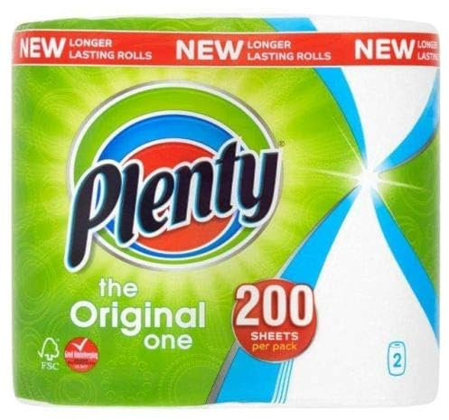Plenty Double Kitchen Roll Ref BOUNTYN Pack 2 170020