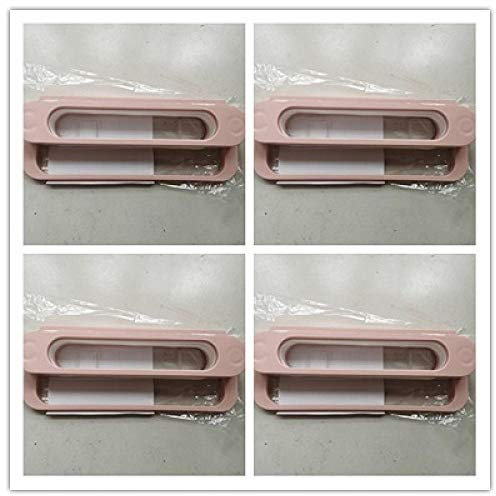 BEPM Schuhaufbewahrung Hängend Hausschuhe Ablage Klappbarer Schuhregal Free Punch Bad Hausschuhe Regal Toilette Variation Handtücher Aufbewahrung Papierhandtuchhalter Eckregal-4 Stück Rosa