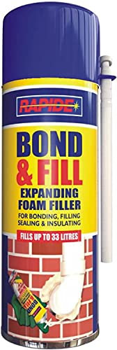 Expanding Foam Filler PU Expansion Insulation BONDING Filling Expanding Foam, Wall Panelling, Filling, Bonding, Sealing - Insulating Foam Filler Spray 500ML Gap Expanding Spray