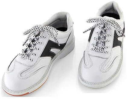 Women Bowling Trainers, Ladies Bowls Fitness Shoes Fashion Lightweight Bowling Sport Shoes,White,5.5 UK