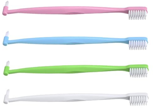 WATIIFUFU 4pièces Brosse à Dents Tapered Head Double Tête Pour Nettoyage Interdentaire Brosse Résistante Pour Usage Pour Voyage Et Maison
