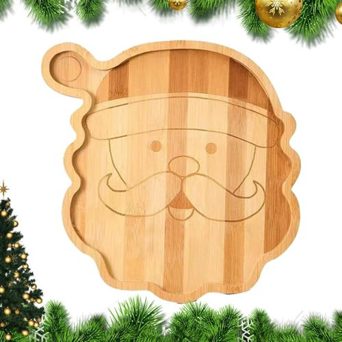 Plateau à fruits pour sapin de Noël | Plateau de service de Noël