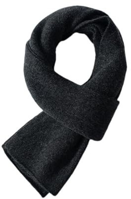 Hgvcfcv Wollschal, weich, warm, Winterschal, Wraps für Damen und Herren, grau, One size
