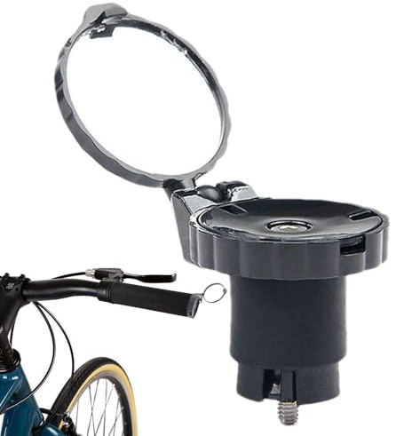 Fahrradlenkerspiegel - 360° drehbarer konvexer Spiegel stoßfest | Leichter Fahrradspiegel für sicheres Radfahren, Sicherheitsspiegel für das Handgelenk im Freien