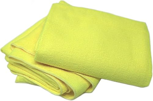 Clay Roberts Extra Large Microfibre Cloths, Pack of 10, XL Cleaning Cloths 31 x 24 Polishing, Waxing & Dusting Cloth, Microfibre Towel, Car Cleaning, Microfiber