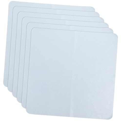 HYTROVE 6pcs Large Microfiber Cleaning Cloth for Glasses Camera Lenses Jewelry Polishing Soft Wipes for Eyeglasses Screens Computers Blue