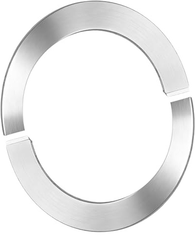 Ofenrohr Rosette aus Edelstahl für Ofen- und Heizungsinstallationen, universelle Ofenrohr Rosette mit 160 mm Innenmaß und 222 mm Außendurchmesser