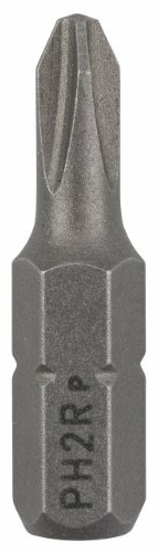 Bosch 25x Punta de atornillar Extra Hard PH | Longitud 25 mm, Professional Accesorios Atornillador