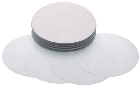 KitchenCraft Wax Burger Paper Sheets, 11 cm Discs, Pack of 25