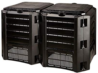 Compositore 800 L Prosperplast Compreen Modulo di plastica Compreen in nero, 82.6 (Alto) x 135 (larghezza) x 71,9 (profondi) CMS