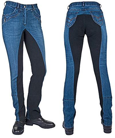 Hkm Western Classic Western Jeans & Jodhpur Pantalones Azul Oscuro 42