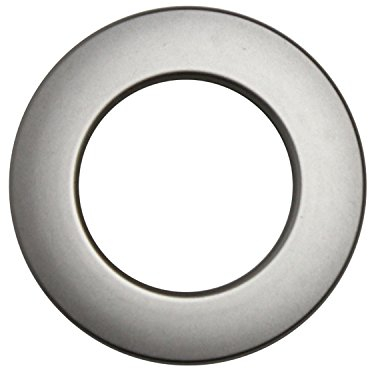 Stoffösen für 33mm Stoffloch - Hightech Kuststoff - Made in Germany - Auch für dicke Stoffe geeignet - 10 Stück - Farbe Edelstahl