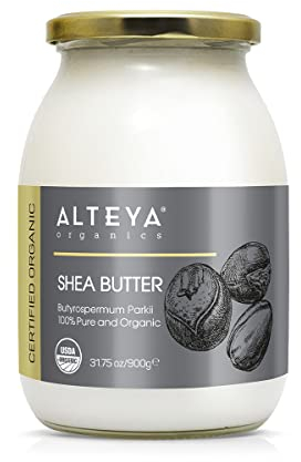 Аlteya Organic Shea Butter 900g - USDA Certified Organic 100% Pure, Natural, Vegan - All Skin Types Natural Body Butter - Face, Lips, Hair - Nourishes,Protects, Moisturizes