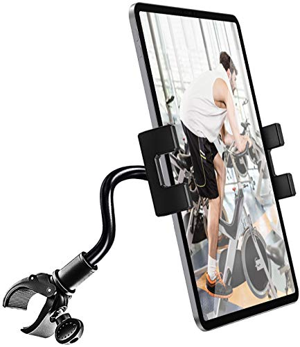Woleyi Tablet-Halterung, Schwanenhals, Laufband, elliptische Tablet-Halterung, für den Innenbereich, stationäre Heimtrainer, Galaxy-Tabs, mehr 4-11 Zoll Tablets und Handys
