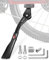 TUT Fahrradständer 24 – 29 Zoll, 40mm Lochabstand Höheverstellbar Seiten-Ständer rutschfest Seitenständer Fahrrad Ständer für Montainbike, E-Bike, Trekkingrad, Cityrad