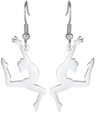 Edelstahl Turner Ohrring für Frauen Mädchen fallen Ohrringe Mode Schmuck Geschenk